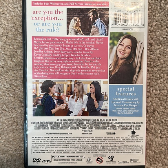 He’s Just Not That Into You DVD - Picture 2 of 2